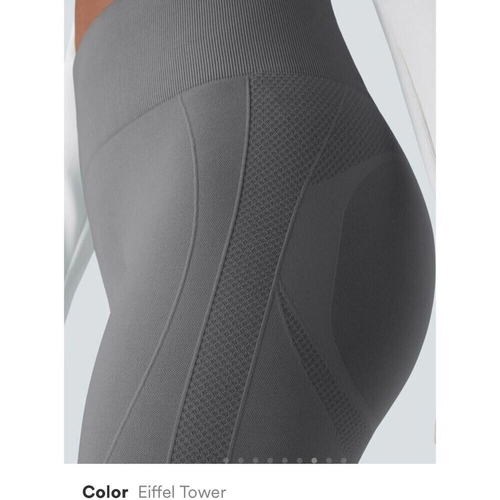 Brand New - Halara Women’s XS 7/8  Seamless Flow Butt Lifting Leggings Eiffel To - Picture 8 of 9
